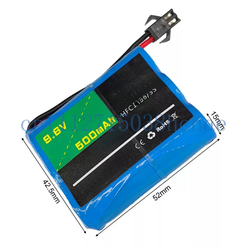 9.6V 3S 500mAh LiFePO4 Battery SM2P Rev plug for RC Buggy Car Truck SpeedBoat