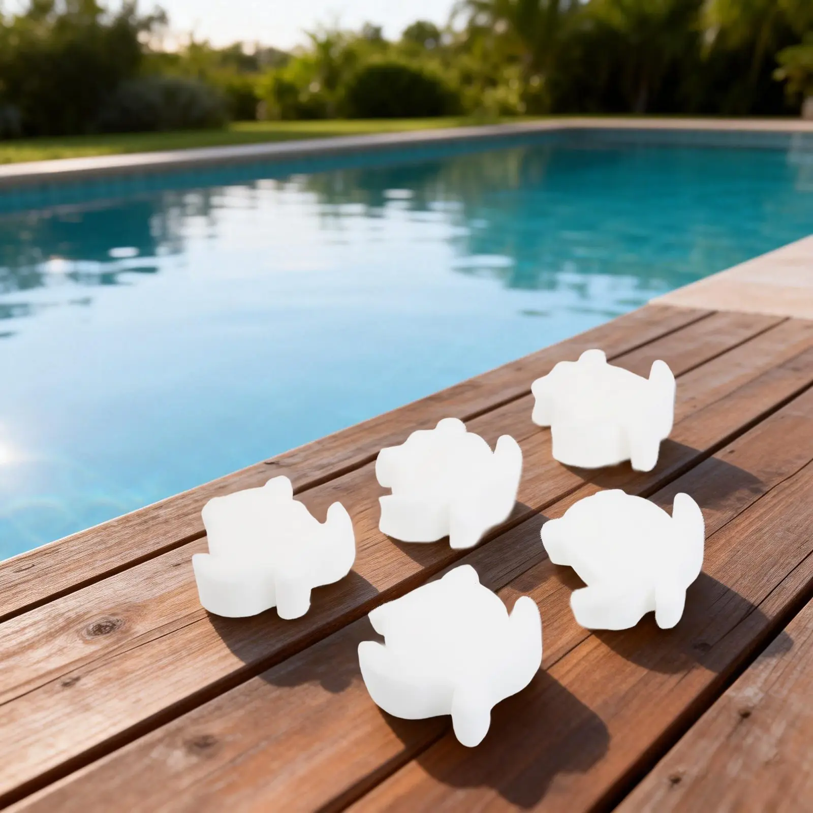 Pool Maintenance Oil Absorbing Sponge Pool Cleaning Aid Reusable Oil Absorbing Sponge White Reduces Filtration Load