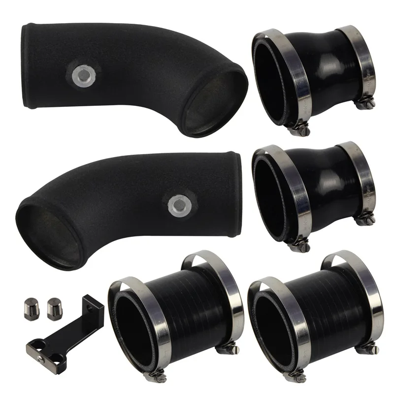 

Pipe Hose Kit Turbo Intake Charge Cooling For BMW M5/M6 F10 F06 F12 F13 S63 V8 4.4L Turbocharged 2013-2018 Performance Aluminum
