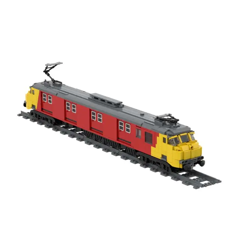 Hot Selling NS Motorpost Transport Vehicle Model City Train Carriage Building Blocks Bricks Creative Expert Toys Kids Xmas Gift