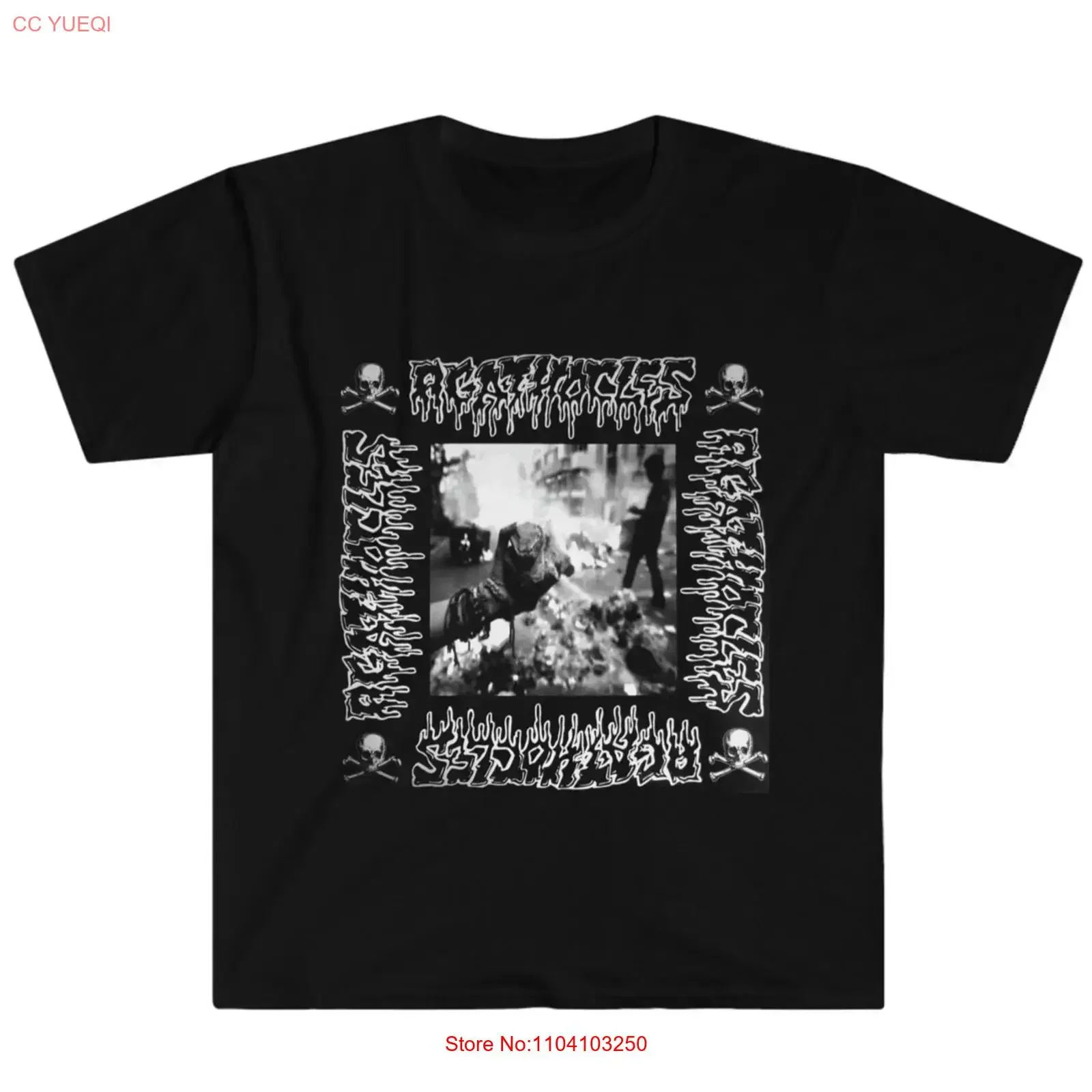 AGATHOCLES T Shirt Mincecore Grindcore Punk Crust Hardcore Thrash 80s 90s HXC vintage Washed graphic Versatile Casual fashion