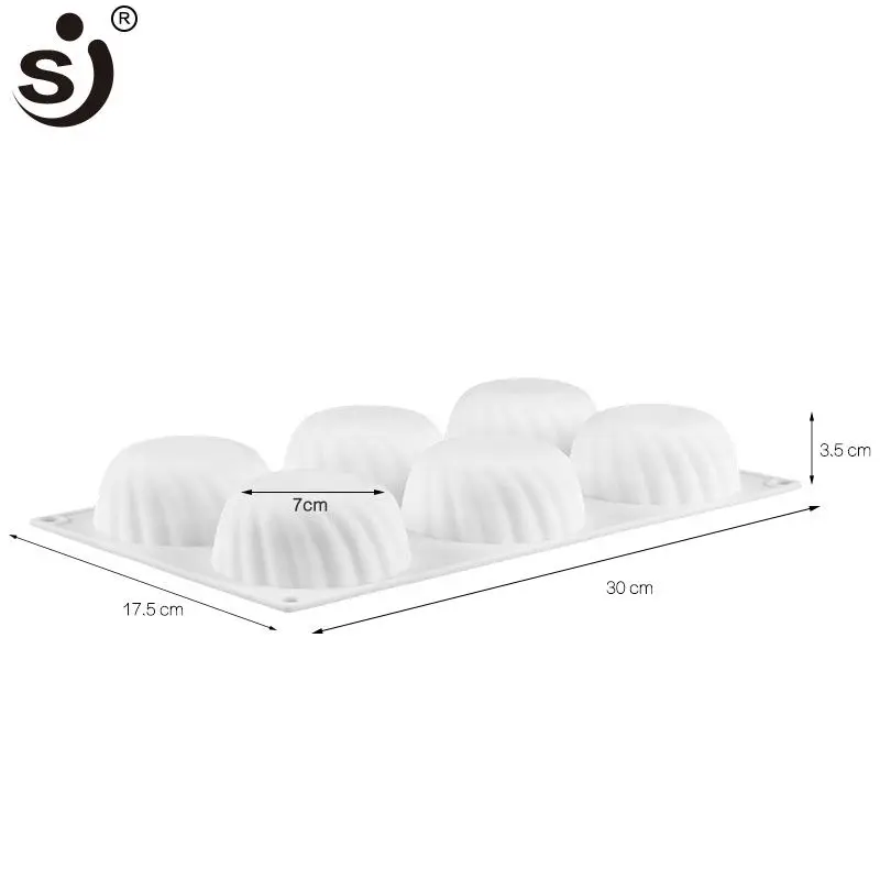 SILIKOLOVE Weeding Silicone Mold Soap Forms  White Round Gears For DIY Homemade Craft 3d Soap Making Home Supplies