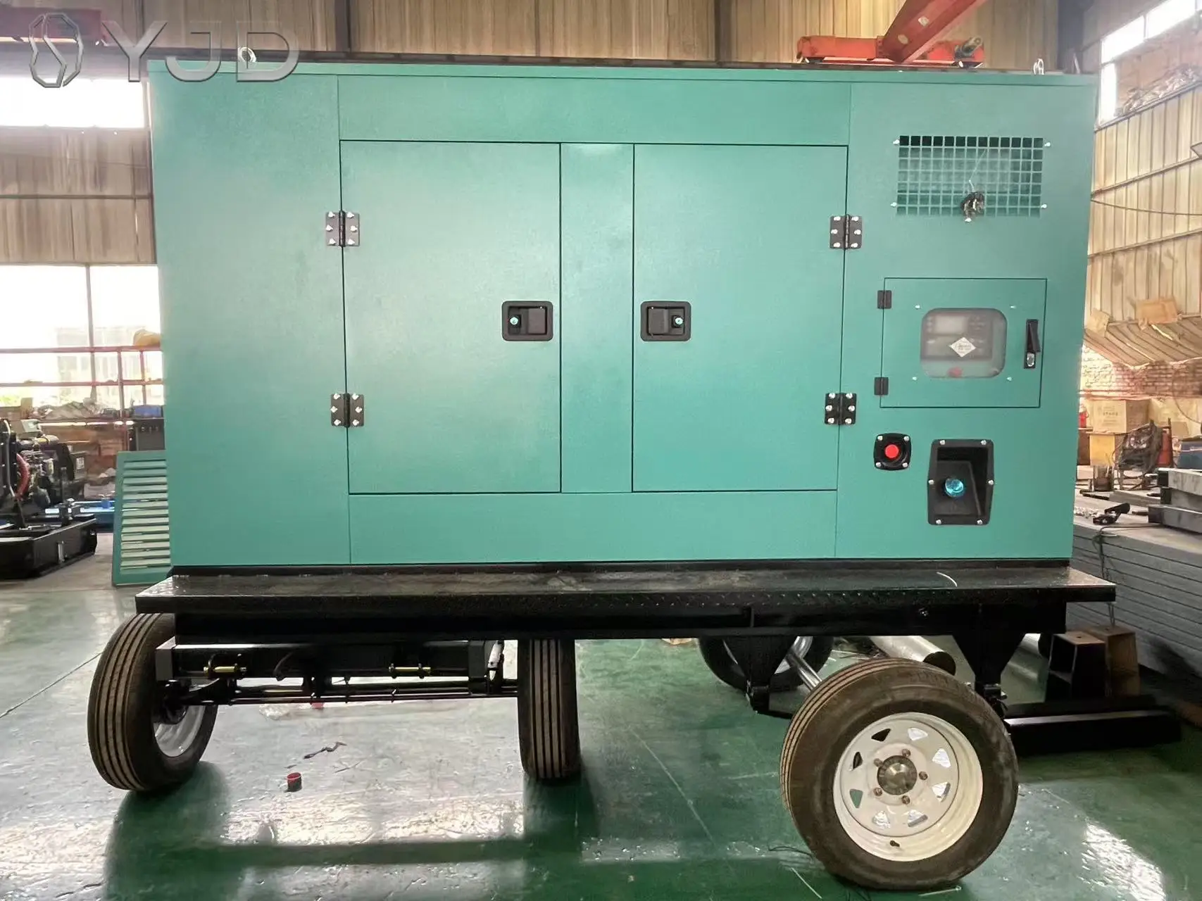 Yu-chai YC4A165-D30 110KW 137KVA Generators Super Silent Trailer Mobile Diesel Three Phase With ATS Electric Generator Genset
