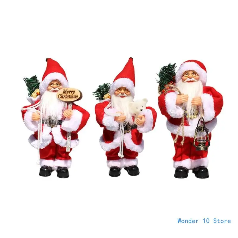 

Electric Music Santa for Doll Ornaments Shaking Singing Dancing for Doll C