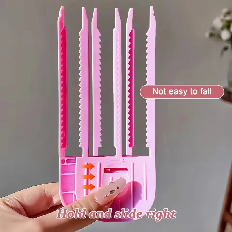 2 Buah Jepit Rambut Halus Klip Poni Keriting Set Klip Rambut Penambah Volume Akar Rambut Klip Tetap Keriting Wanita Rol Rambut Volume Mode