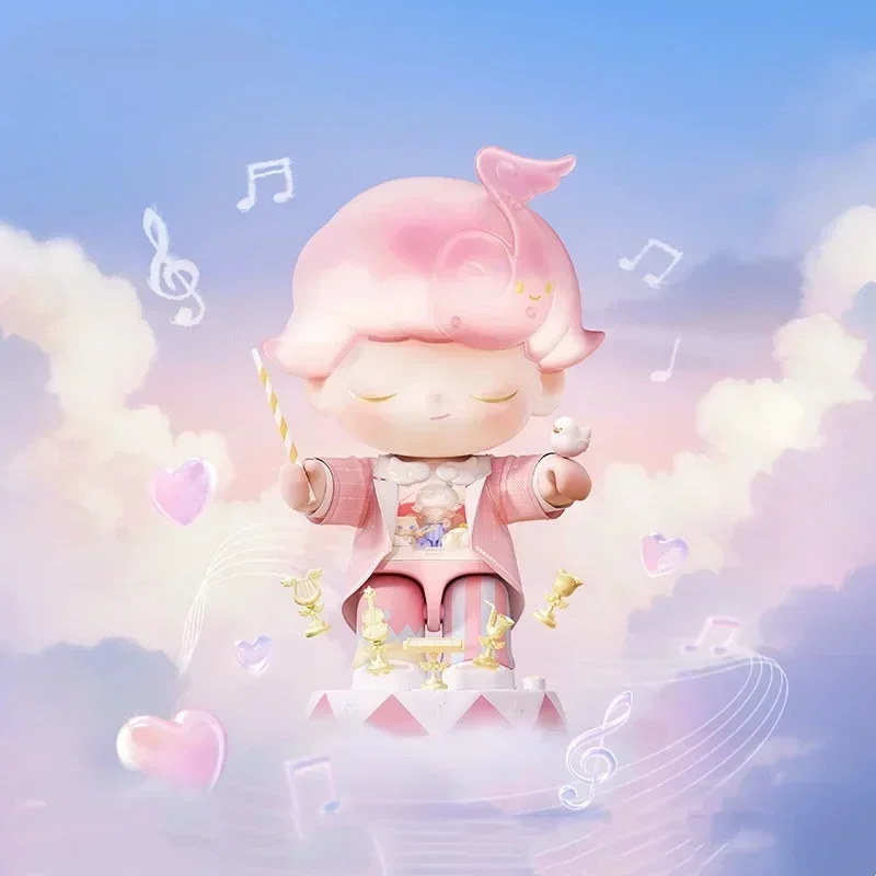 POPMART DIMOO Dream Melody Series Kawaii Anime Blind Box Action Figure Surprise Mystery Dolls for Girls Gift