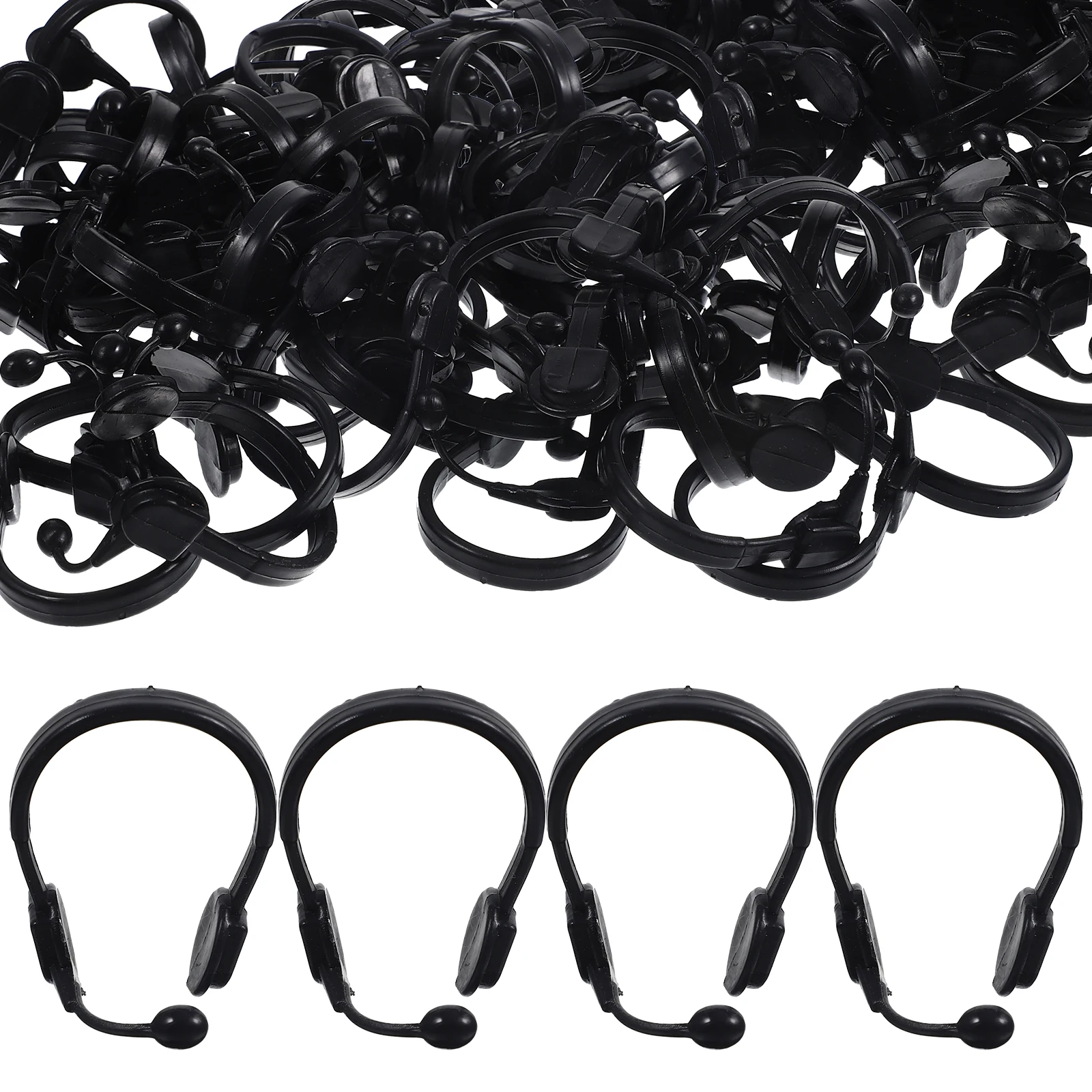 

50 Pcs House Headset Accessories Miniature Microphone Headphones Plastic Creative Novelty Pretend Play Fashion Cool Simple