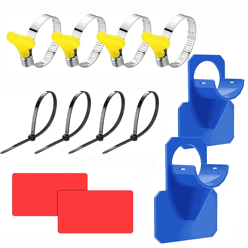 Swimming Pool Pipe Holder Water Pipe Bracket Diameter 30-37mm Hose Bracket Water Pipe Clamp