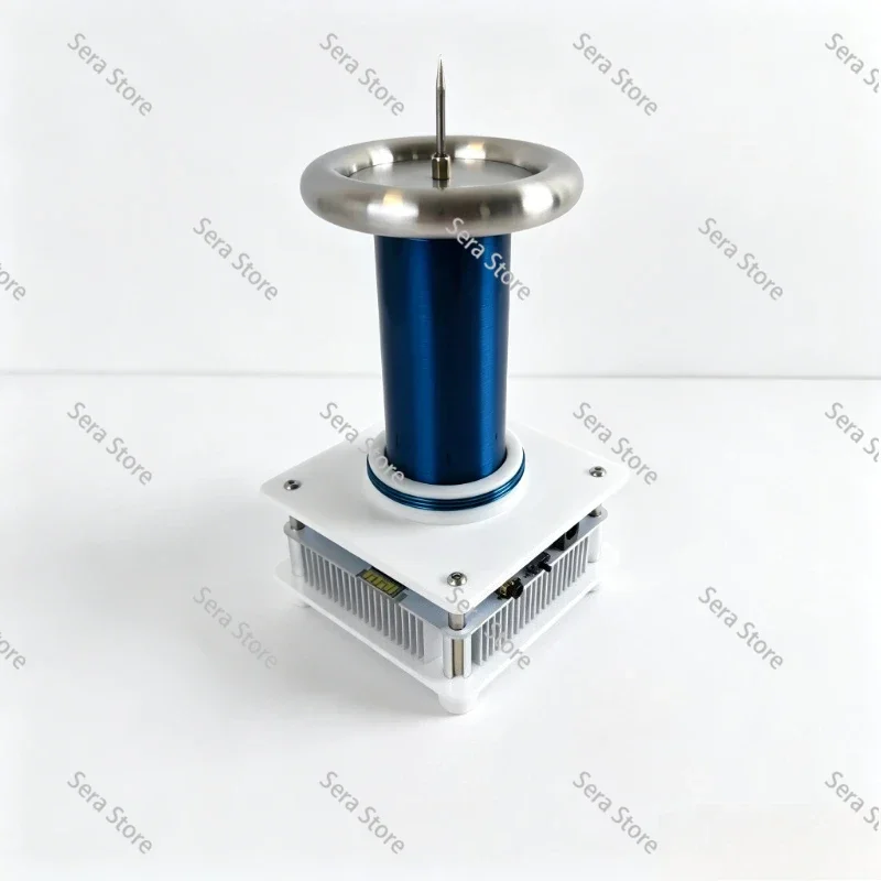 DIY Music Coil  Speaker Arc Spark Generator Touch Lighting Experiment Toy Golden Blue Optional