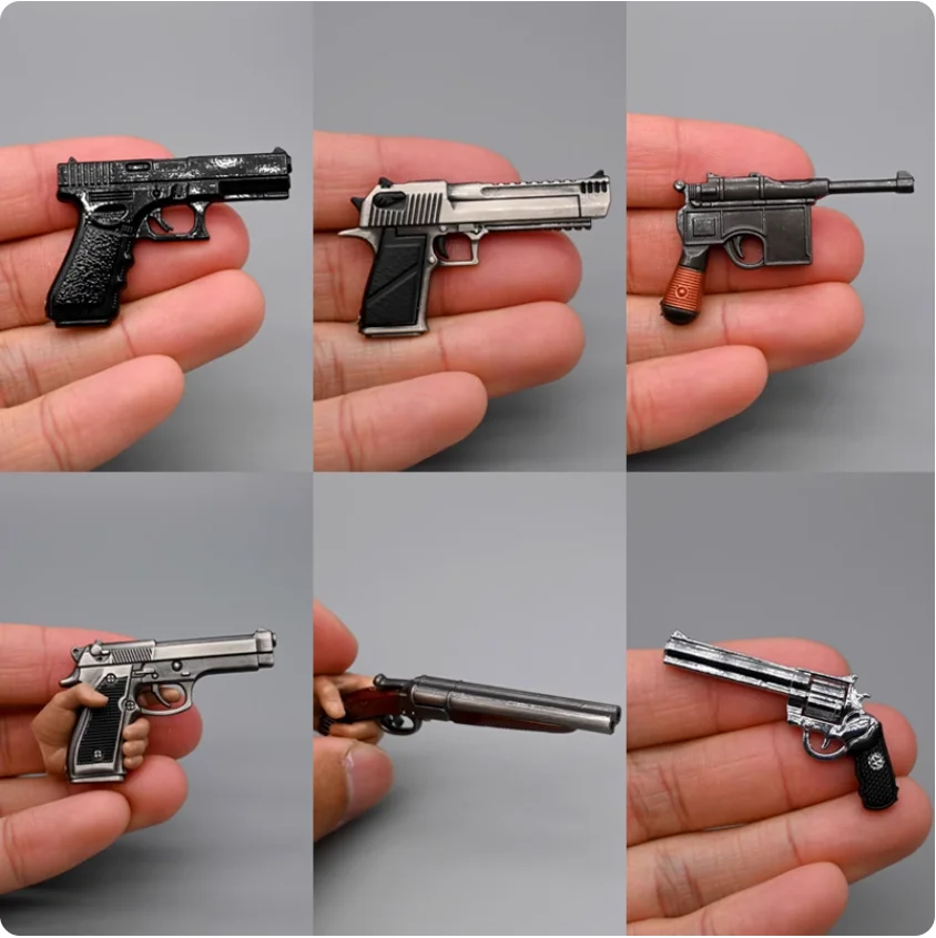 1/12 Soldato Scena Puntelli In Miniatura Fucile Revolver 1911 P92 Modello Accessori Misura 6 ''Action Figure Corpo In Magazzino