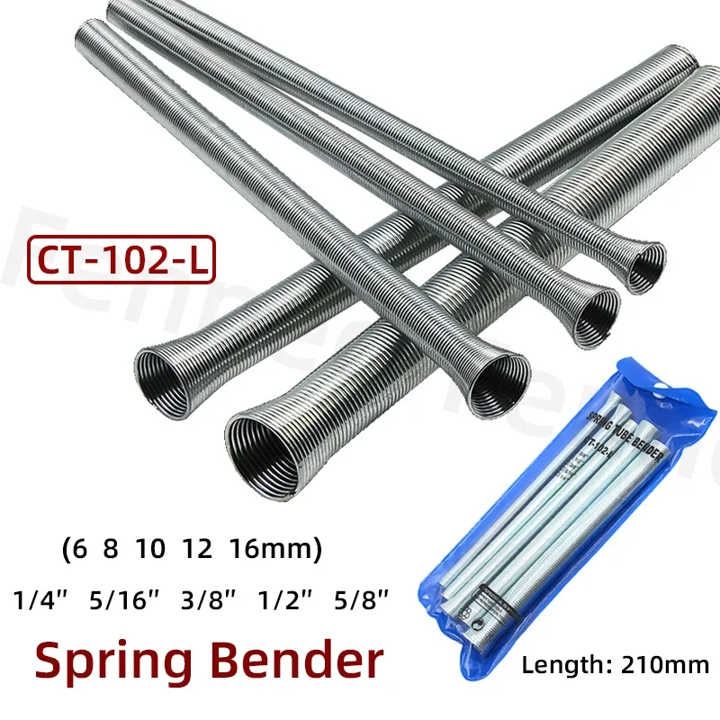 Spring Bending Copper Tube 5pcs CT-102-L Special Bending Copper Tube for Refrigeration Spring Tube Bender R Air Conditioners