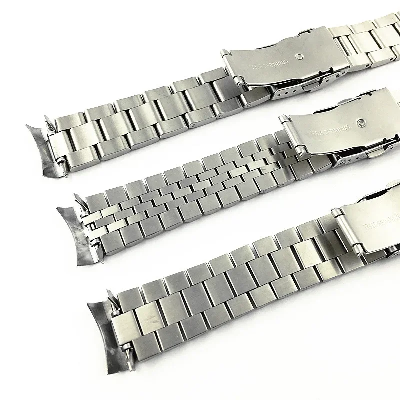 세이코 솔리드 스테인레스 스틸 밴드 남성용 스포츠 스트랩, 20mm 22mm, Srpd Skx007/Skx009 SRPD63K1 쥬빌리 곡선 엔드 팔찌