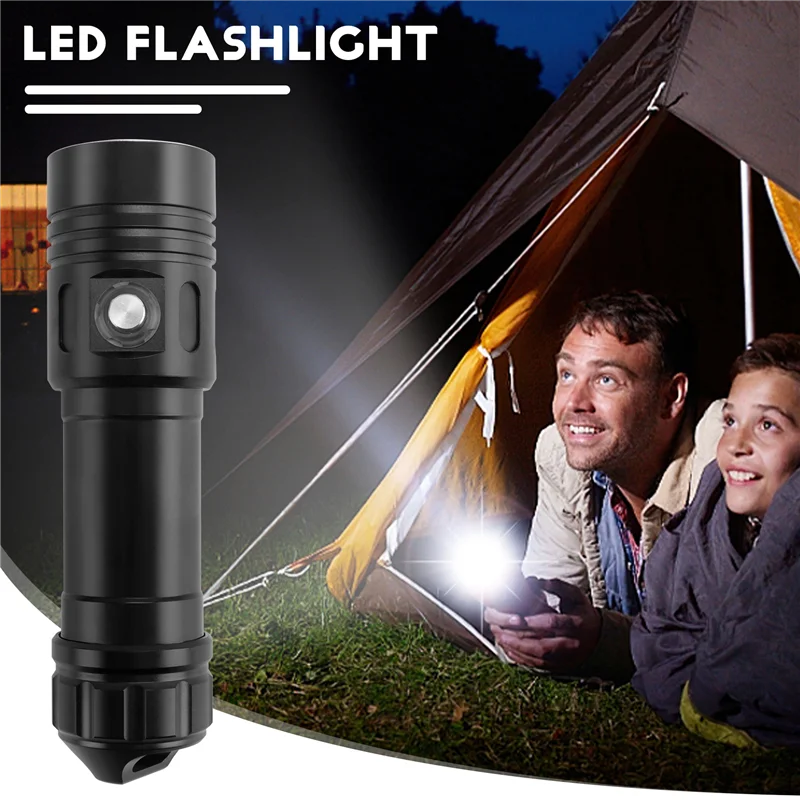 

BHTS-LED Diving Flashlight Scuba Dive Underwater Camping Lanterna Torch Lamp Stepless Dimming Powered By 18650 26650 Battery