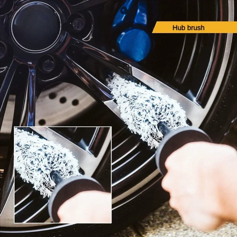 

Автомобильные щетки для ступиц колес, ультратонкое волокно, инструменты для удаления пыли, средства для чистки, принадлежности для мойки автомобилей, щетка для чистки, щетки для шин