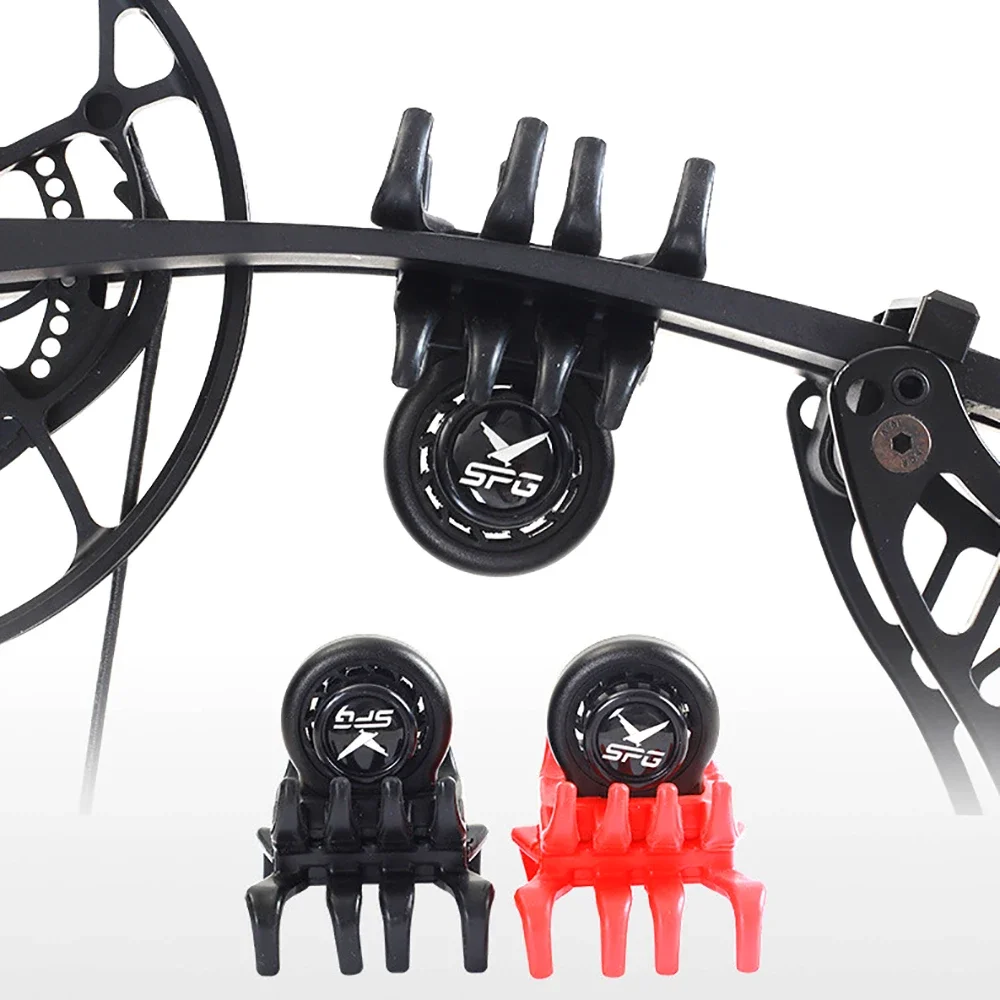 

2 шт., стабилизатор конечностей для лука, алюминиевый сплав, резиновая амортизация для блочного лука, аксессуары для охоты и стрельбы