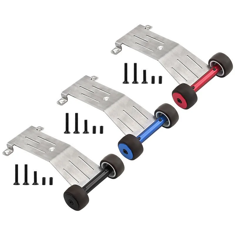 1Set Stainless Steel Wheelie Bar #108164-1 for TRAXXAS 1/16 Mini Slash 4X4 - D352 DIY Upgrade Parts