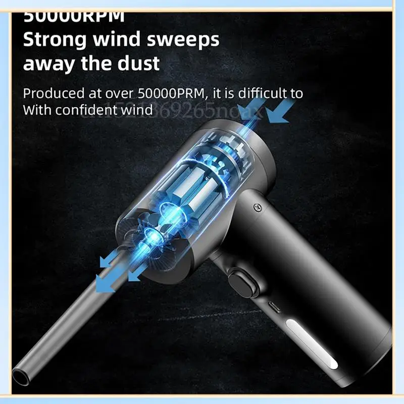 -SPOR Портативный воздушный пылесос Многофункциональный пылесборник подходит для чистки клавиатуры компьютера