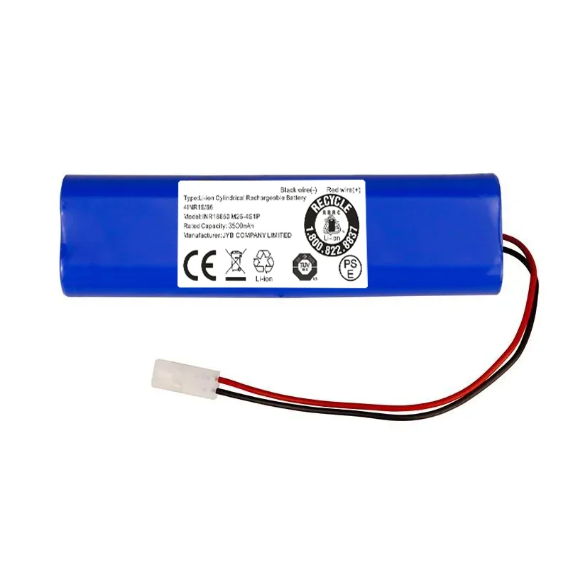 14.8V Robot Battery for Robot Vacuum Cleaner 360 S6 / Tefal Xplorer Series 75 (RG7675WH, RG7687WH) 3500mAh 14.8V /14.4V(360 S6)