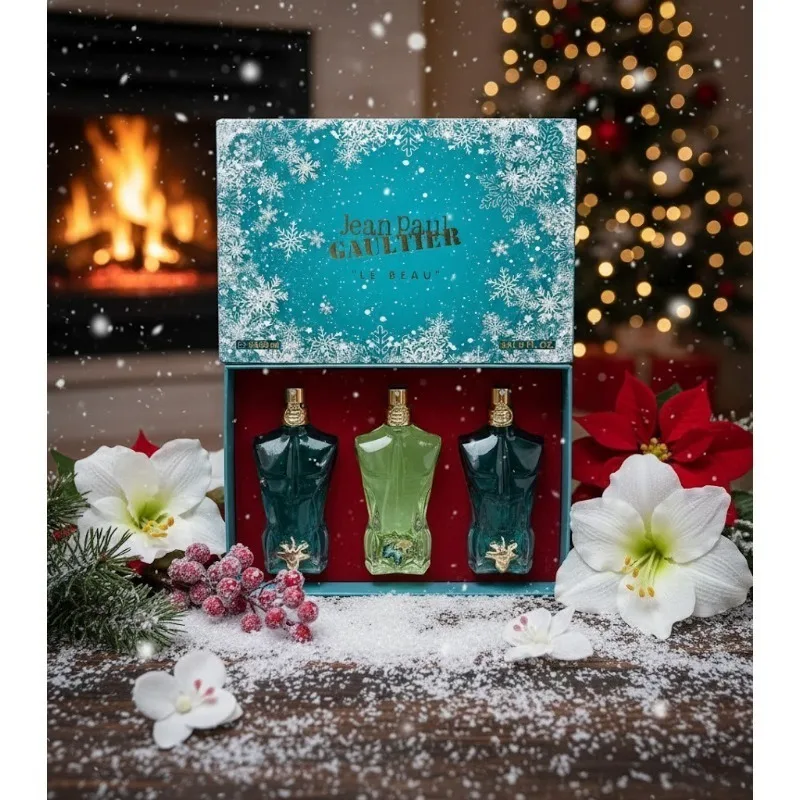 Ensemble d'eau De Parfum Portable pour hommes, longue durée, parfum Oriental Woody, riche et chaud, avec trois variantes fines en profondeur