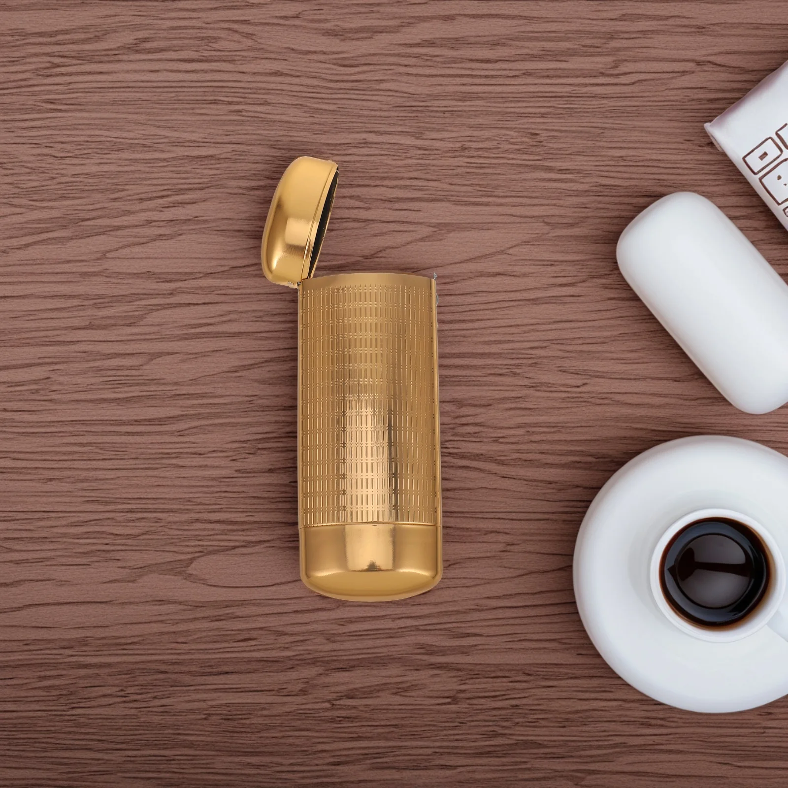 حافظة نظارات ألومنيوم خفيفة الوزن محمولة بغطاء صلب مقاوم للتحطم صندوق تخزين النظارات حافظة نظارات واقية #3