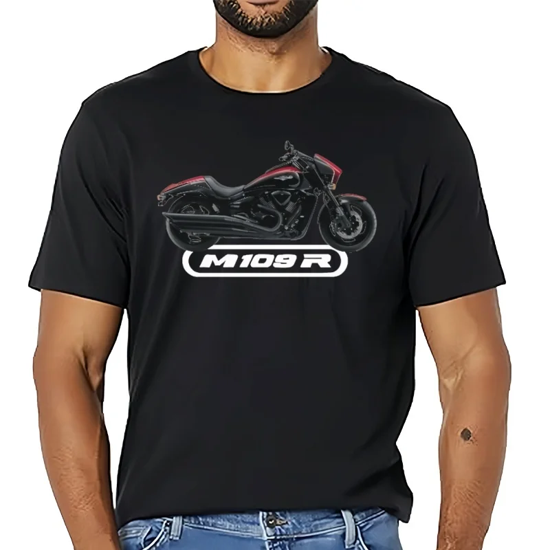 Intruder M109R Heavy Cruiser moto Muscle moto T-Shirt 100% coton col rond été à manches courtes décontracté hommes T-shirt