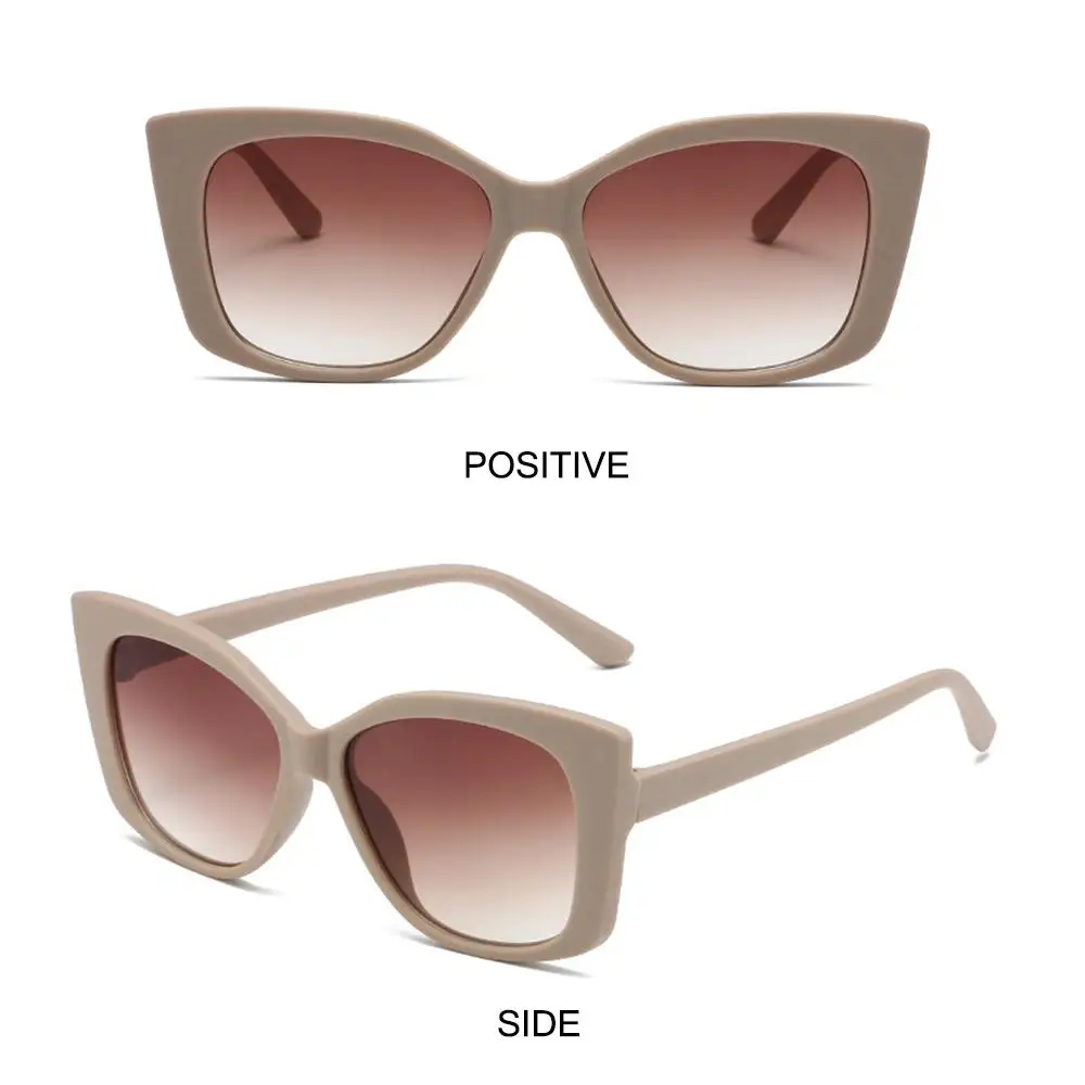 Trendy Large Frame Pink Shades Summer UV Protection Eyewear Butterfly Shape Sunglasses for Women