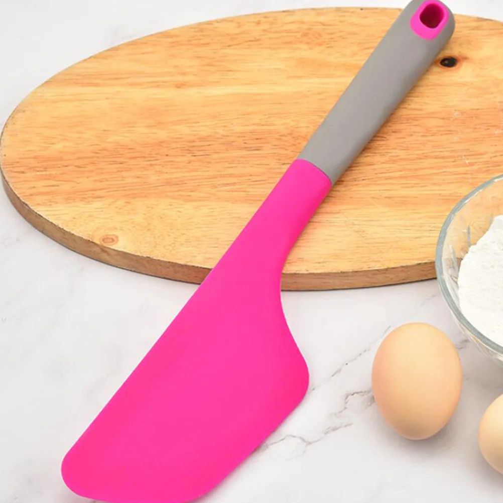 

Silicone Spatula Flexible High Temp Resistant Non-Stick Reusable Baking Tool For Cake Making Cream Spreading Kitchen