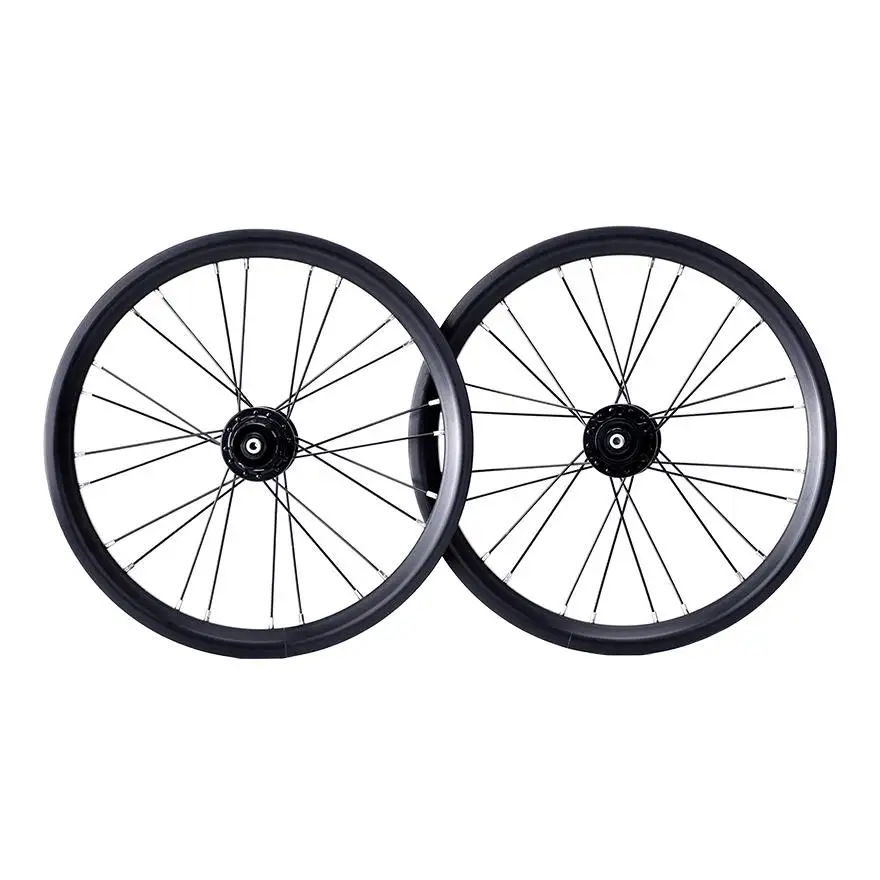 Litepro 20MM 11S Folding Bicycle Wheelset 16Inch 74x130 100x135MM Disc V Brake Wheels 4Sealed Bearing Alloy Rims