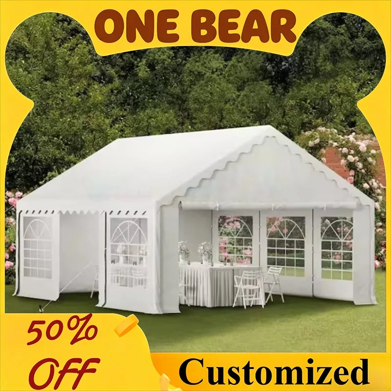 Custom Size Aluminum Frame A‑Shape Tent Transparent PVC Cover  Shelter Easy To Install for Wedding Party Outdoor Celebration