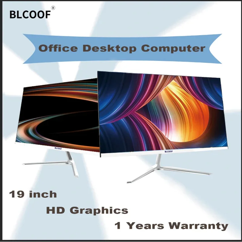 All-in-one Desktop window10 19 inch Computer core i3 office home Desktop PC Factory Price mainframe complete set support wifi