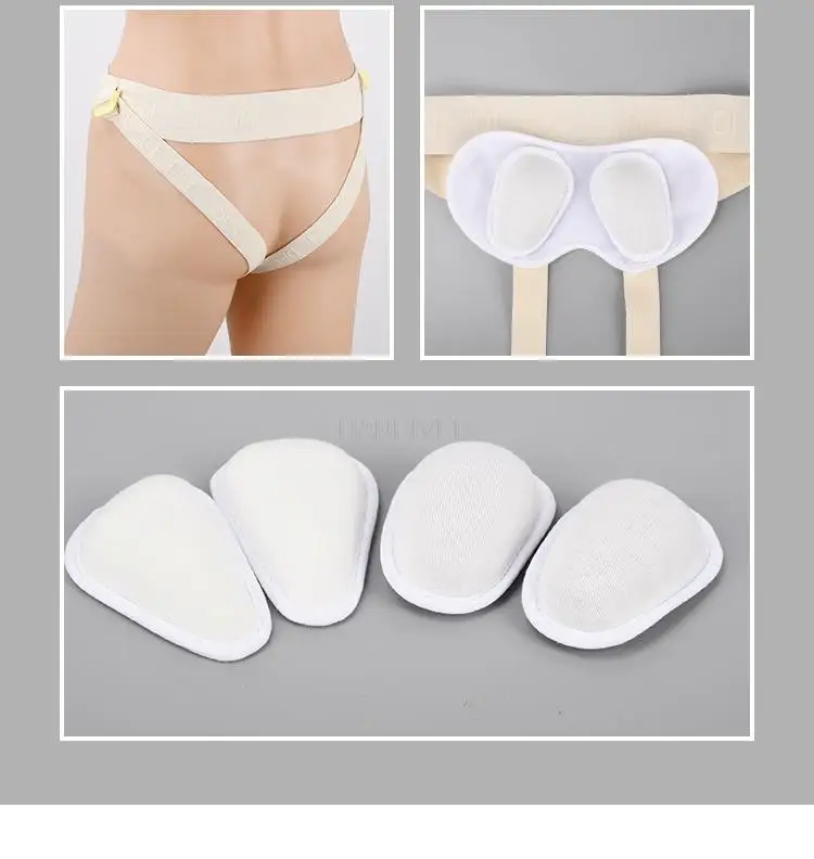 Adjustable Inguinal Hernia Belt Groin Support Inflatable Hernia Bag for Adult Elderly Hernia Support Surgery Treatment Care