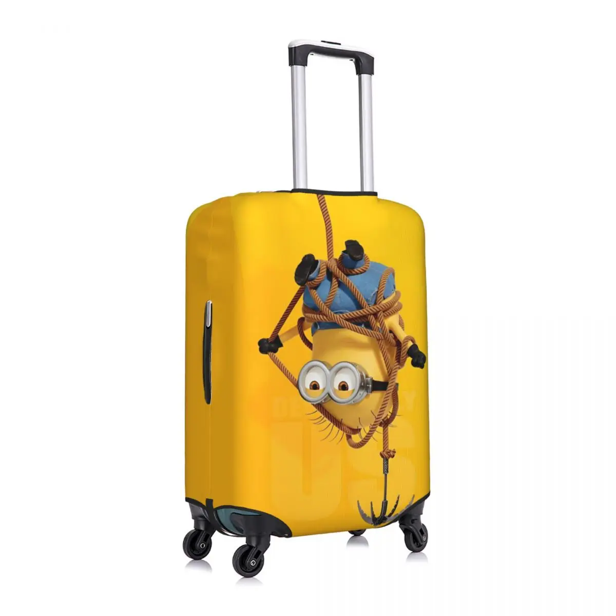 Minions Cartoon Suitcase Cover Holiday Business Strectch Luggage Case Protection