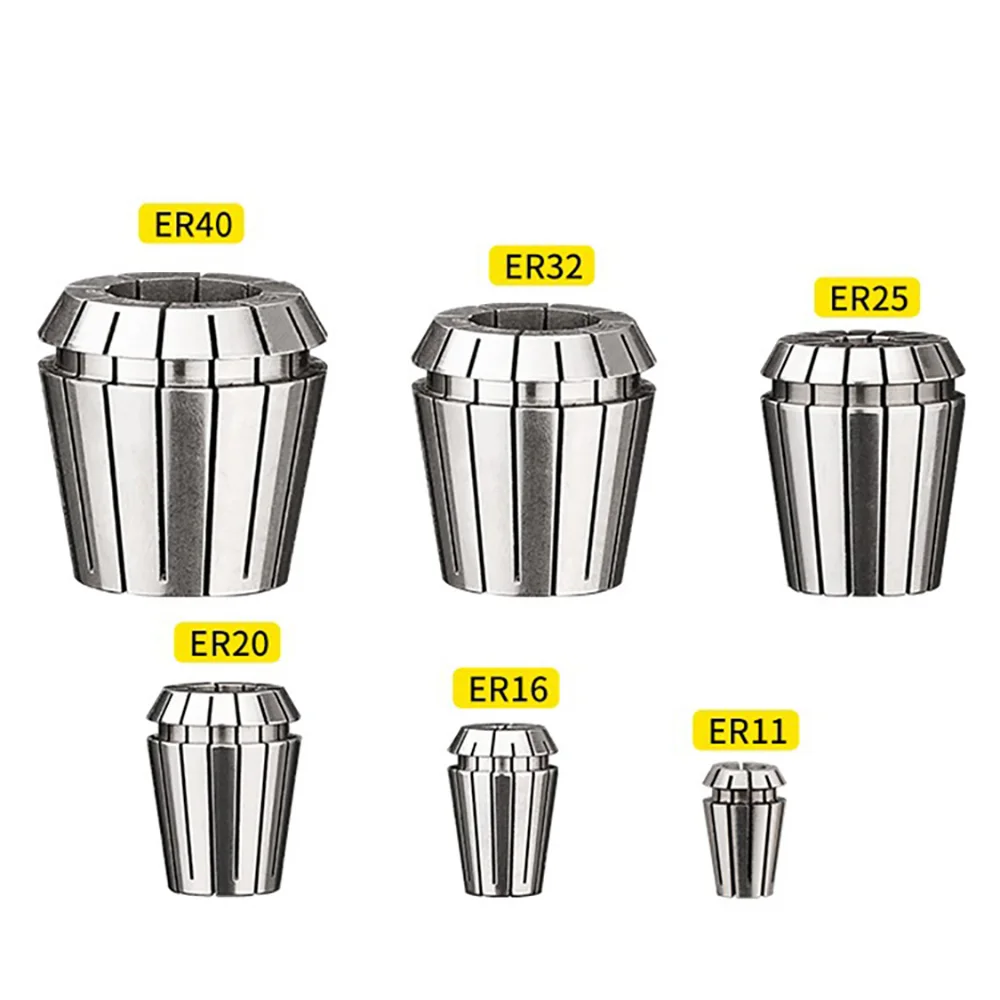 1 шт. ER11 ER16 ER20 ER25 ER32 ER40 Цанга из пружинной стали Высокоточные держатели AA 0,008 мм Набор для фрезерного станка с ЧПУ