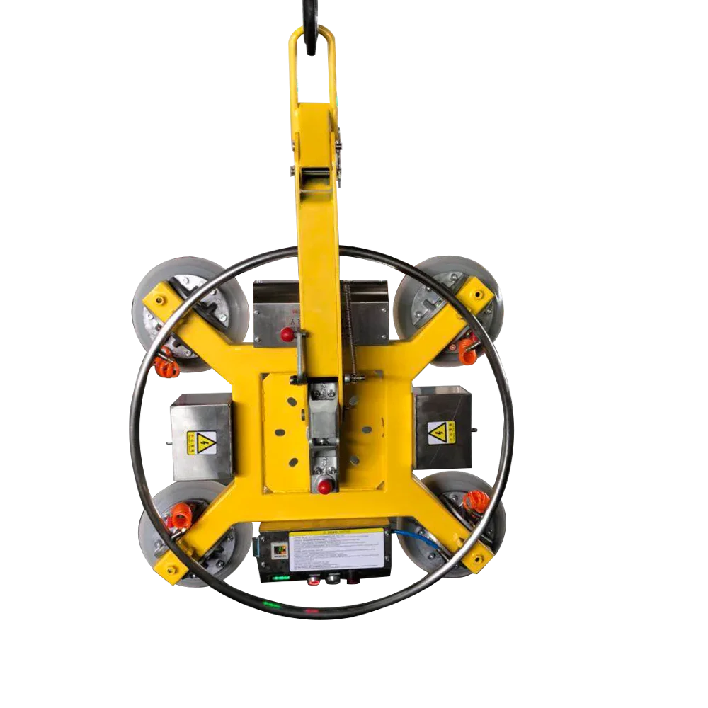 Conexão da máquina do copo de sucção de vidro com máquinas de instalação e manuseio de vidro do guindaste Levantador do vácuo de vidro