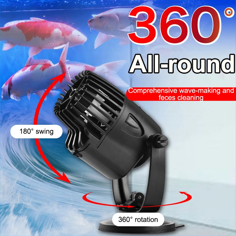 Single Head Wavemaker Water Pump For Aquarium Fish Tank Submersible Aerobic Pump 3W Water Circulation Pump Flow Surf Pump