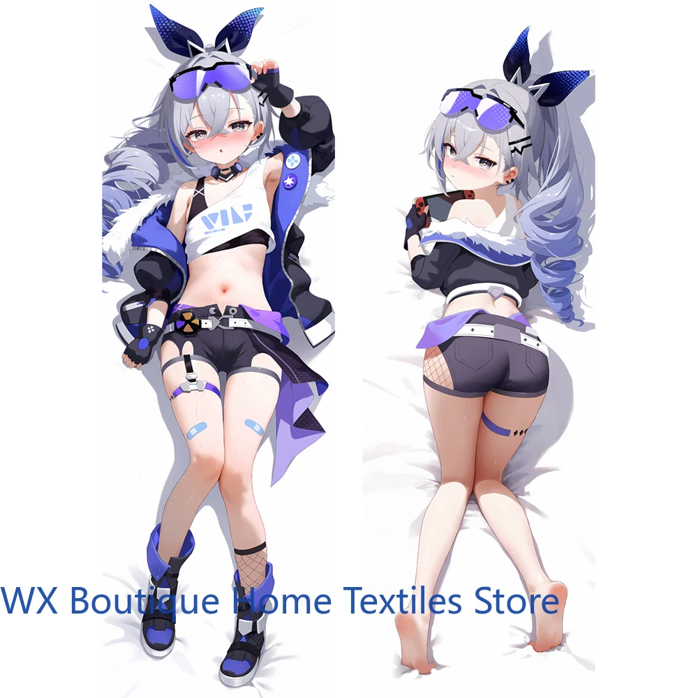 

Dakimakura Honkai Star Rail Silver Wolf Pillowcase Decor Room Cover Otaku Sleeping Cushion Cover