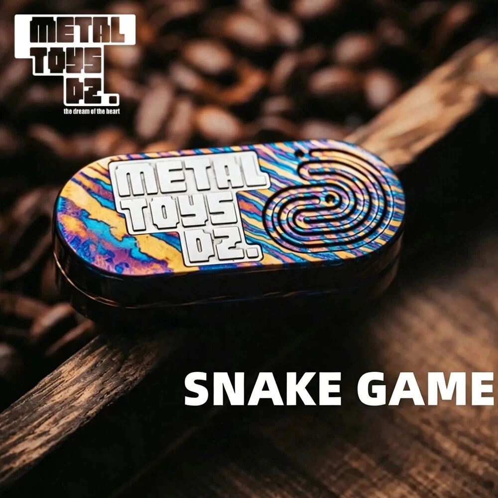 Metal Toys Dz TOPB Snake Game Fidget Slider Timascus Stress Relief Toy Push Slider Fidget Toy 2026 Guangzhou HARD CORE EDC