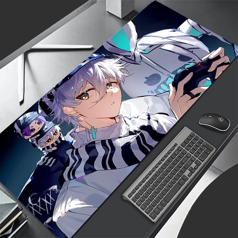 Mousepad Pattern Game Pad Rubber HD Mouse Pad PC Accessories B-blue Lock Desk Mat Non Slip Office Table Mat Gamer Keyboard Pad