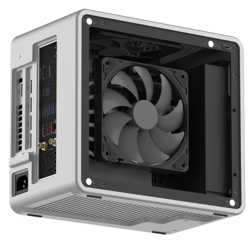 MQ6 all-aluminum alloy integrated forming itx desktop mini desktop A4 complete machine solution