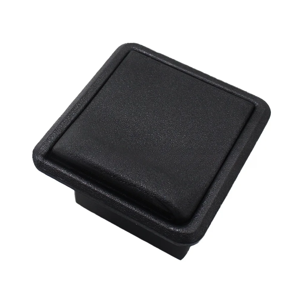 OEM MB775724 Replacement Console Storage Cover Black Interior Finish ABS Material Construction Precision Spring Mechanism
