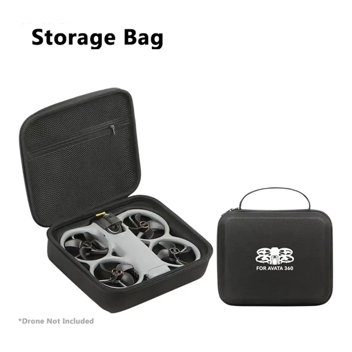 For AVATA 360 Carrying Case Shockproof Fly More Combo Kit Hard Storage Bag Box for AVATA 360 Drone Accessories