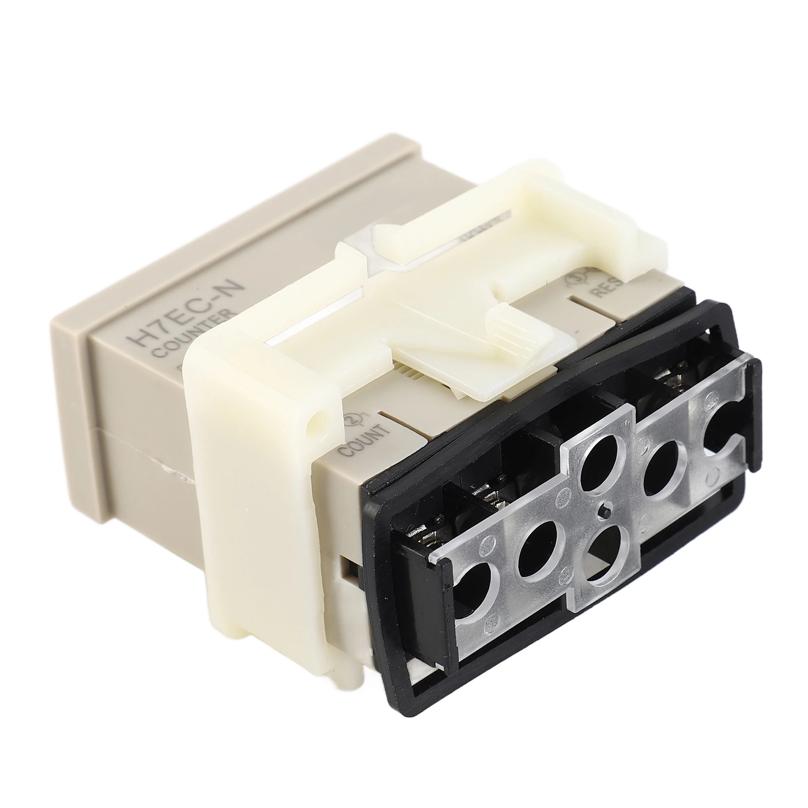 H7EC N ไม่มีแรงดันไฟฟ้าขาเข้าเครื่องนับไฟฟ้าแบบดิจิตอลพร้อมจอแสดงผล LCD 8 หลัก