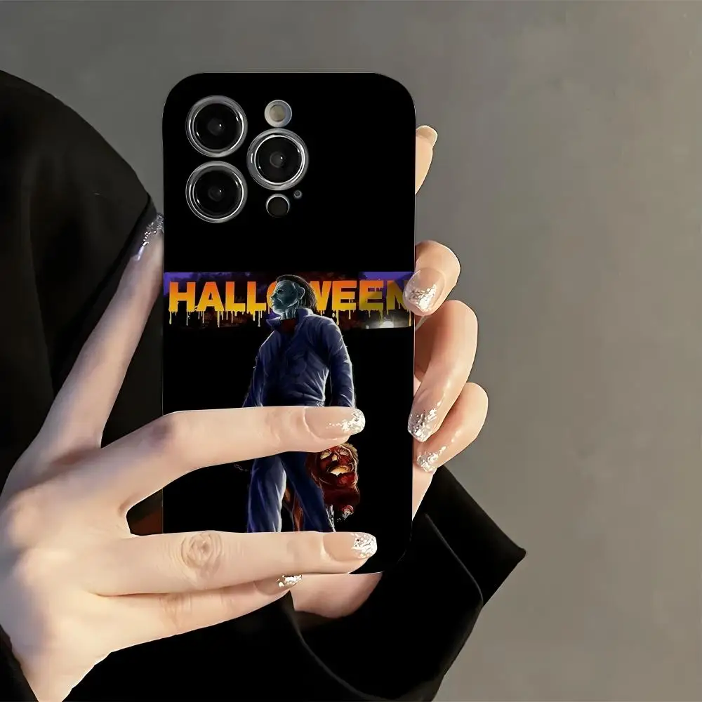 

M-Michael M-Myers Halloween Phone Case Film Korean INS for iPhone 16 15 14 13 12 11 Pro Max Plus Luxury Cover