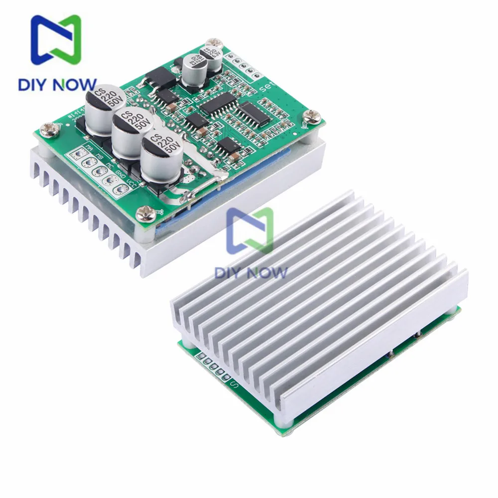 500W15A DC12-36V Brushless Hall Motor Driver Board Speed Controller Forward and Reverse High Power Controller Switch Module