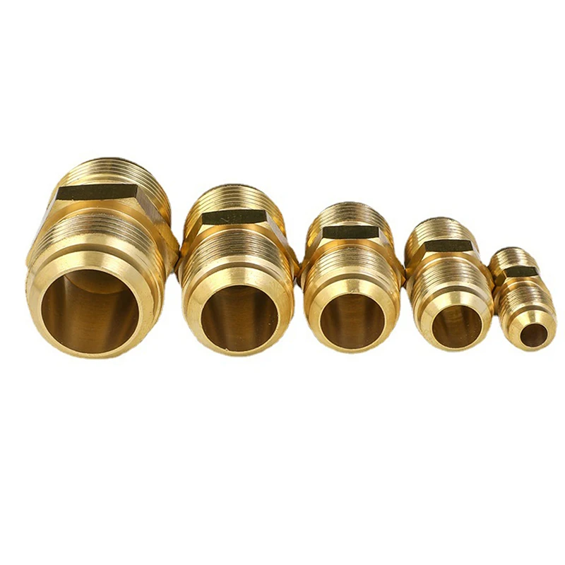 OD 1/4 "5/16" 3/8 "1/2" 5/8 "3/4" 7/8 "مساوي المخفض الحلمة مضيئة أنبوب SAE-معيار تركيب الأنابيب النحاسية موصل مكيف الهواء