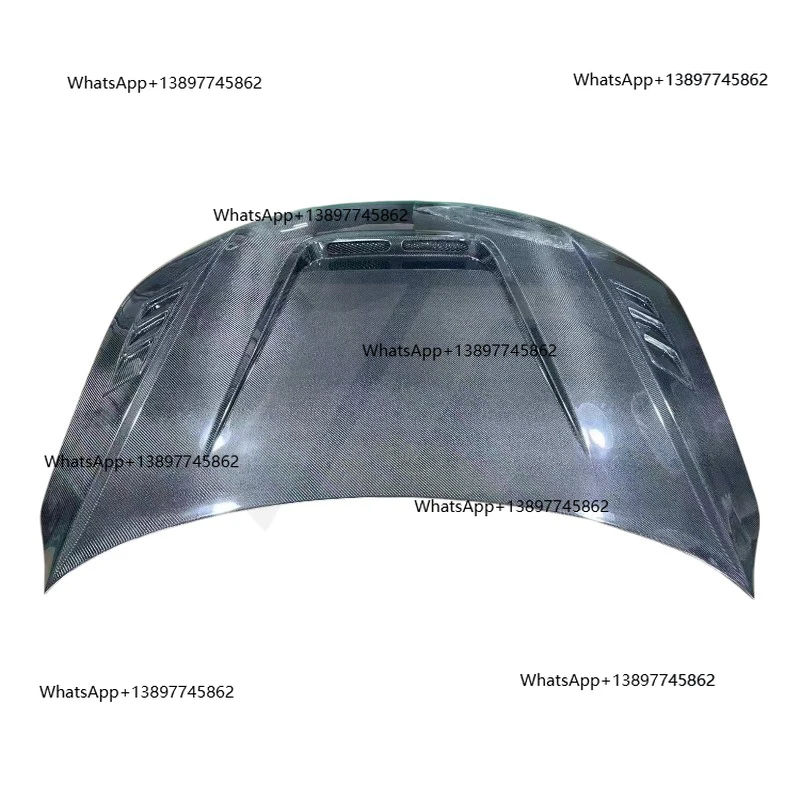 Peiqi ألياف الكربون غطاء المحرك الأمامي بونيه تنفيس ل A7 2012 + #1