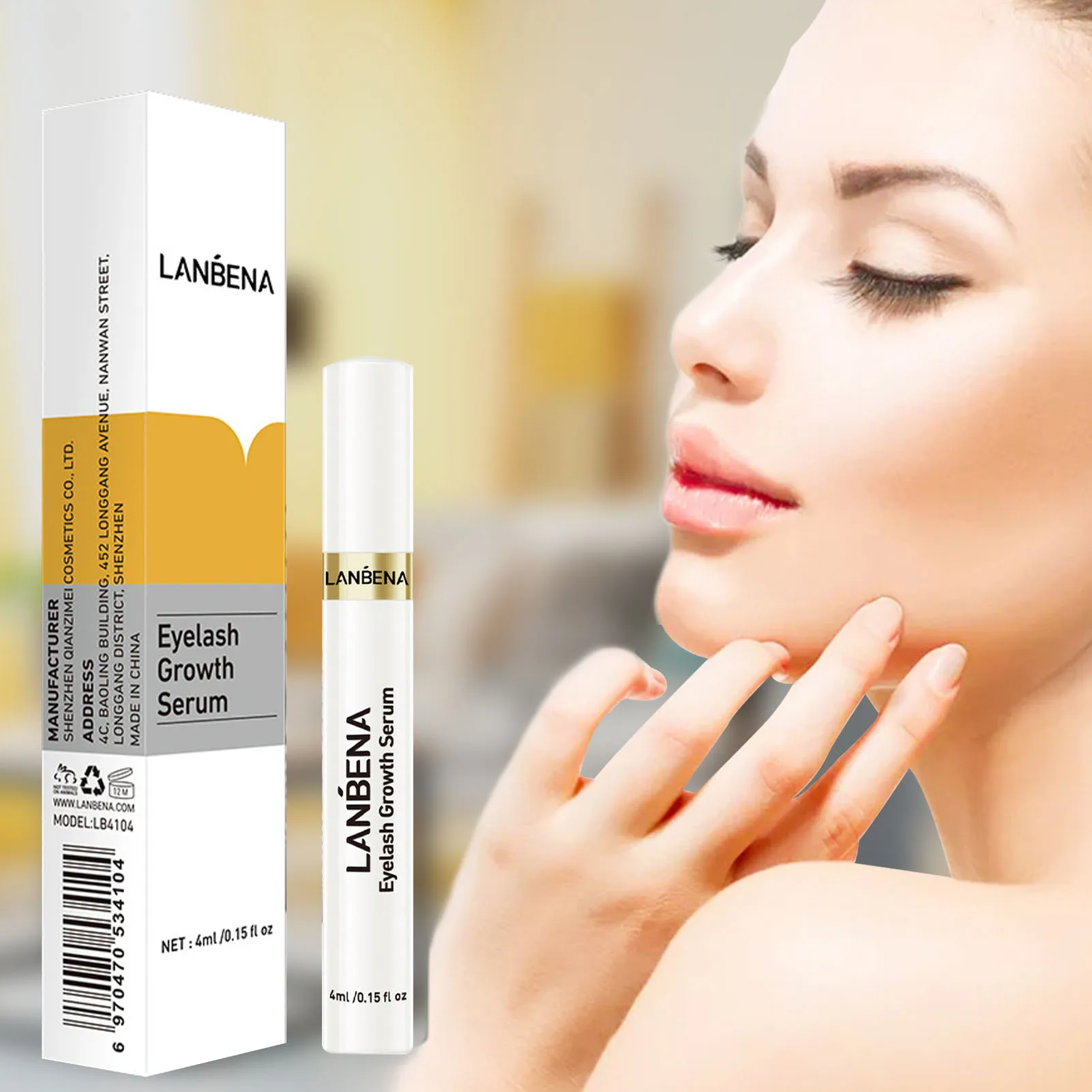 Eyelash Enhancing Essence Easy to Apply Rapid Eye lash Enhancer Activate Eyelash Growth for Longer Thicker Lashes and Brows