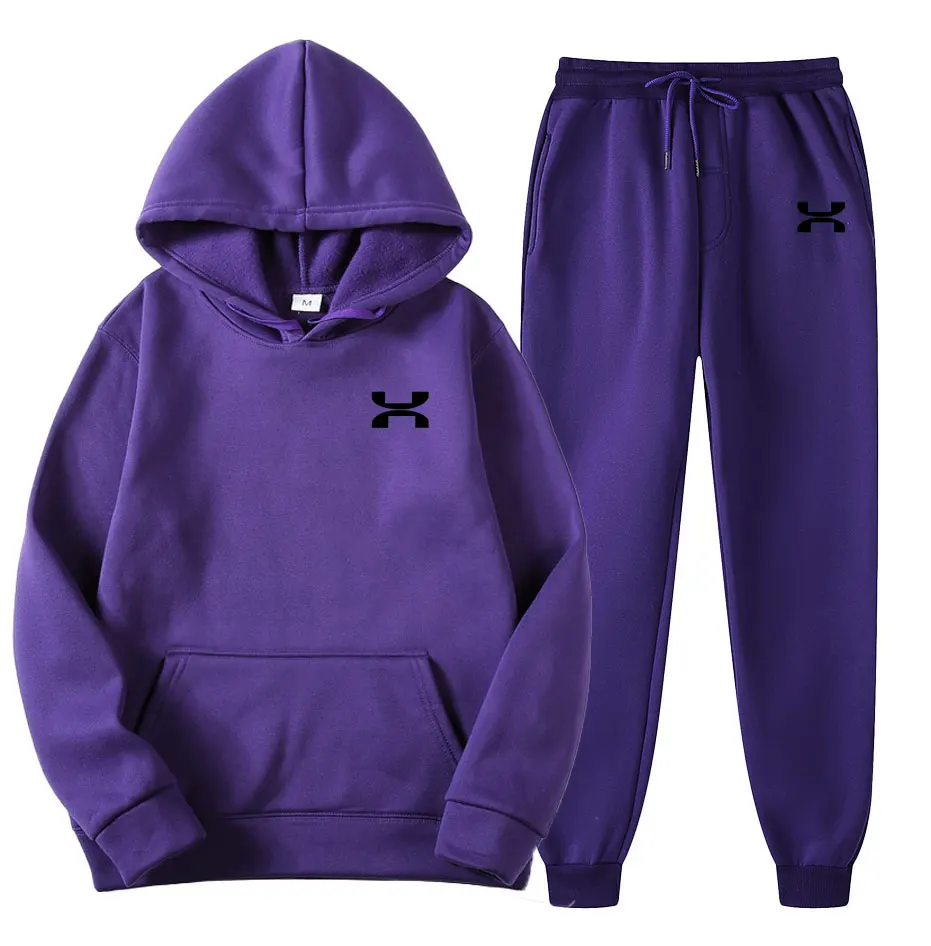 2024 Brand Men's Set Hoodie Pants Men's Casual Sports Outdoor Clothing Men's and Women's Hoodie