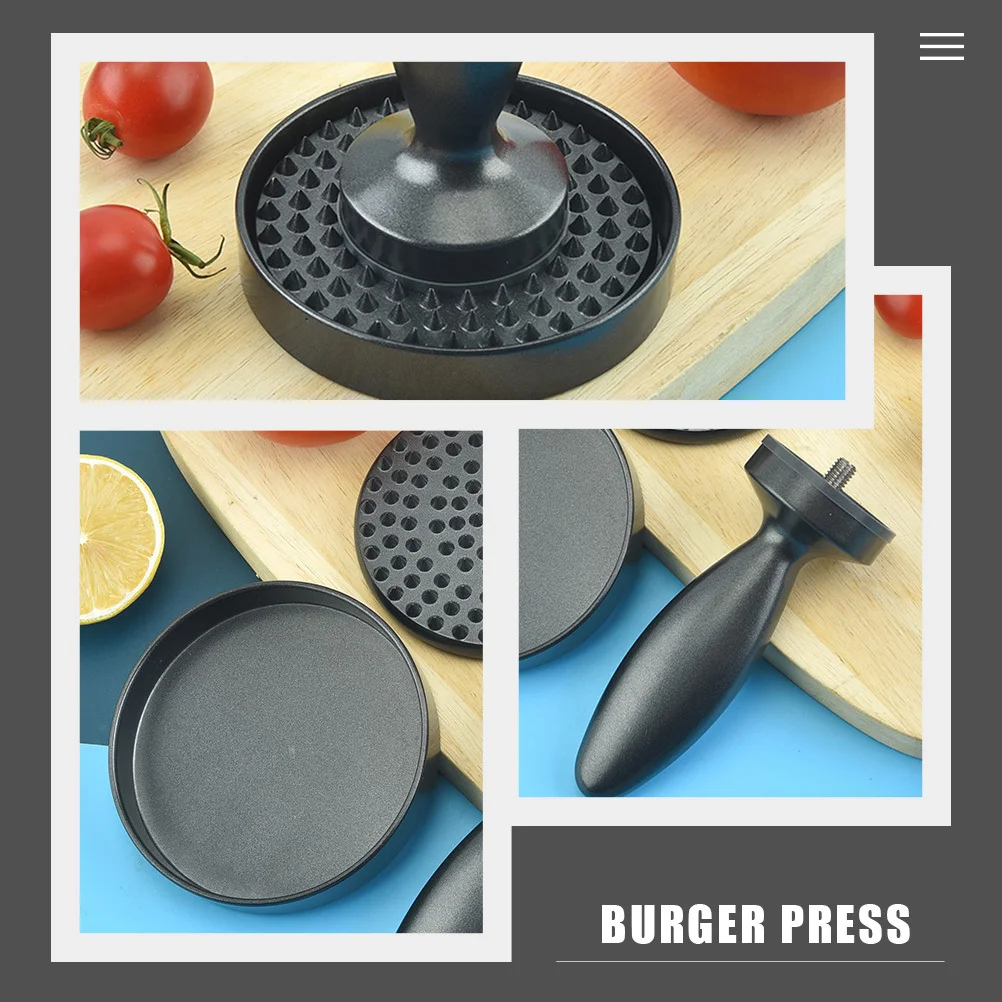 

Stainless Steel Burger Patty Maker Practical Home Patty Press Meat Pressing Mold Household Kitchen Essential Burger Press