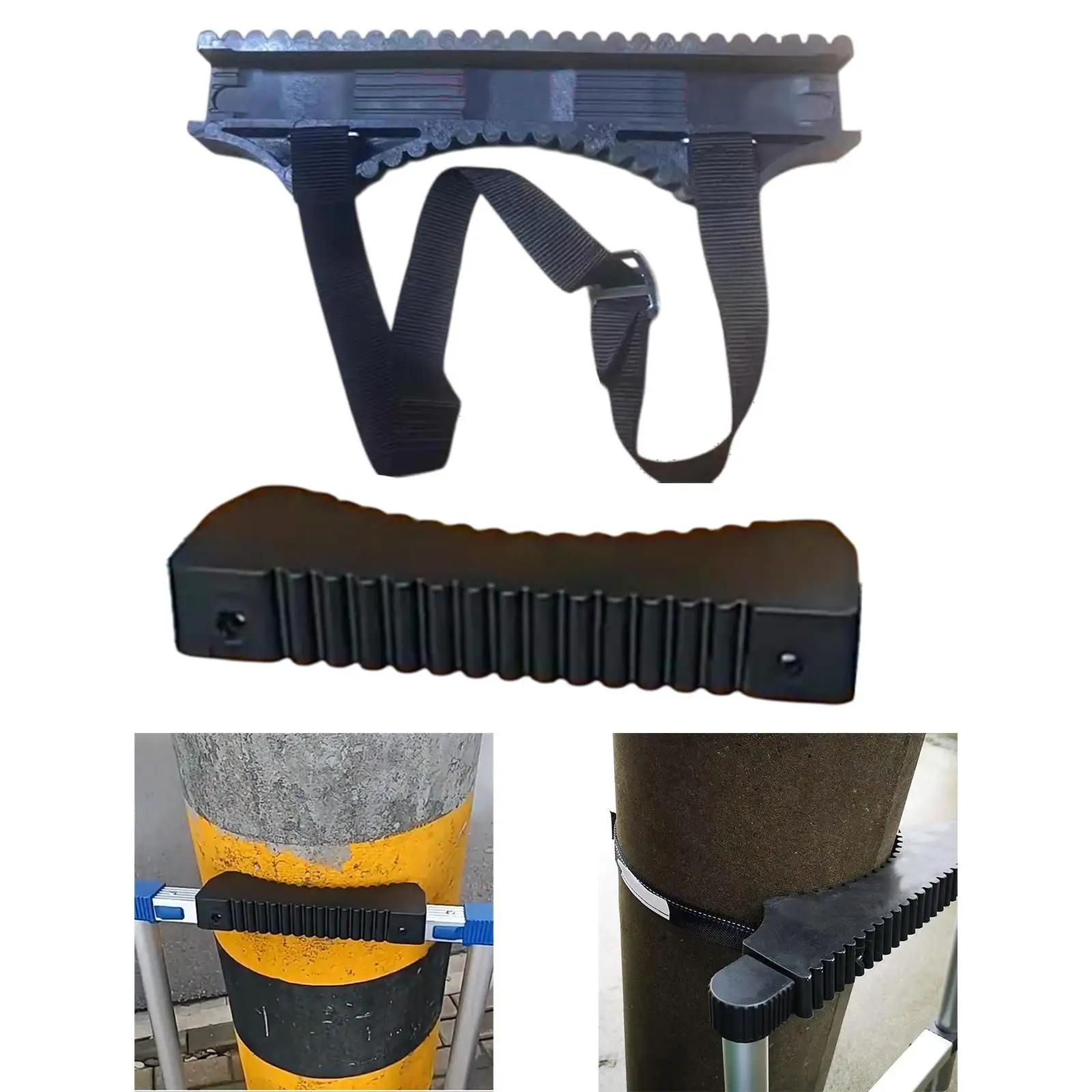 Stepladder Stabilizer with Rubber Component for Enhanced Safety on Slopes